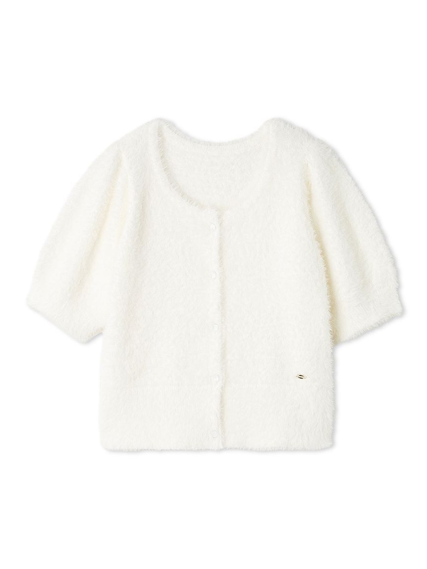 CELFORD「パフスリーブミニフェザーカーディガン」|カーディガン|