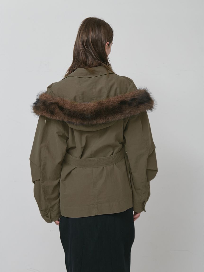 styling/「【セットアップ対応】アタッチドフードジャケット」|ミリタリージャケット|