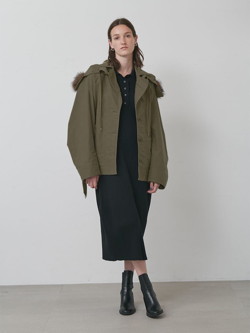 styling/「【セットアップ対応】アタッチドフードジャケット」|ミリタリージャケット|