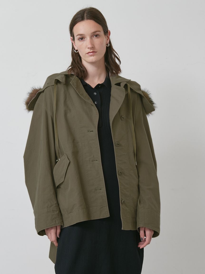 styling/「【セットアップ対応】アタッチドフードジャケット」|ミリタリージャケット|