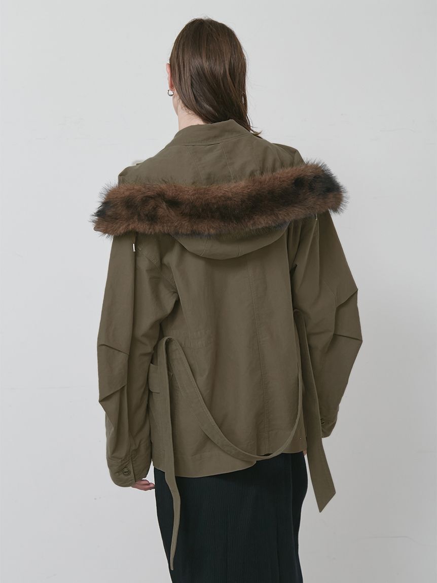 styling/「【セットアップ対応】アタッチドフードジャケット」|ミリタリージャケット|