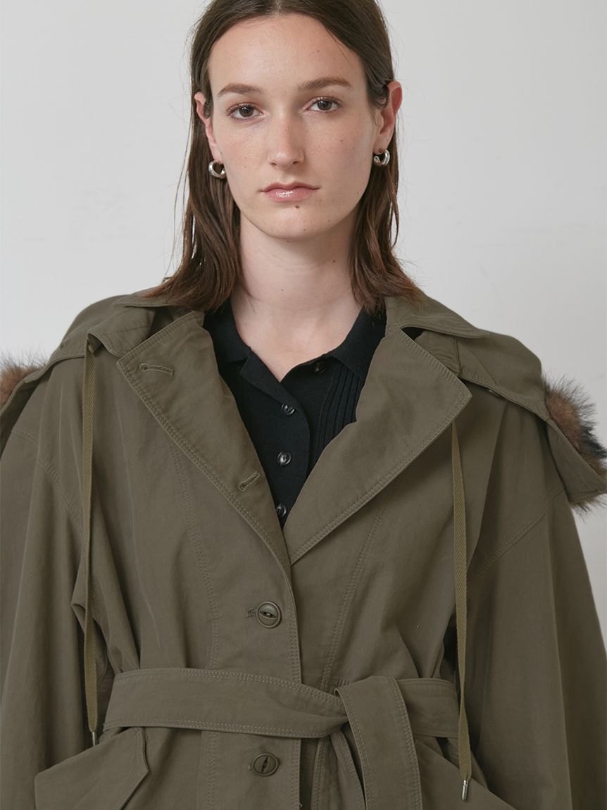 styling/「【セットアップ対応】アタッチドフードジャケット」|ミリタリージャケット|