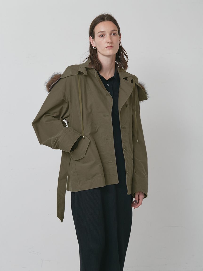 styling/「【セットアップ対応】アタッチドフードジャケット」|ミリタリージャケット|