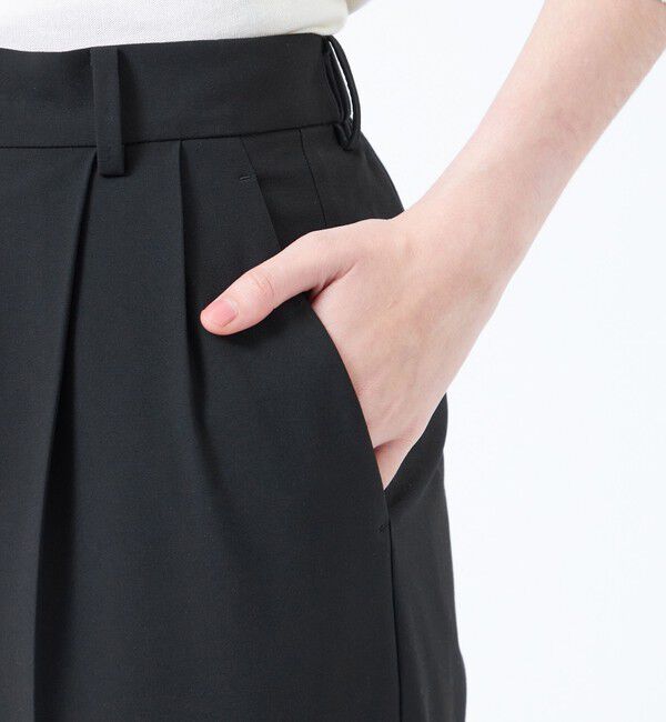 MACKINTOSH PHILOSOPHY「ダブルタックテーパードパンツ」|スラックス|