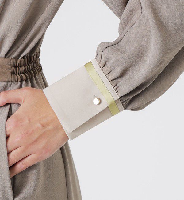  「ロールカラードレス」|ワンピース|