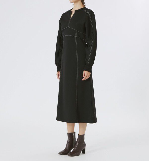  「ステッチカットソーワンピース」|ワンピース|