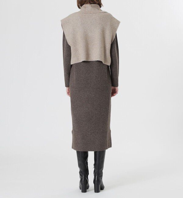  「ZIPニットコンビワンピース」|ワンピース|