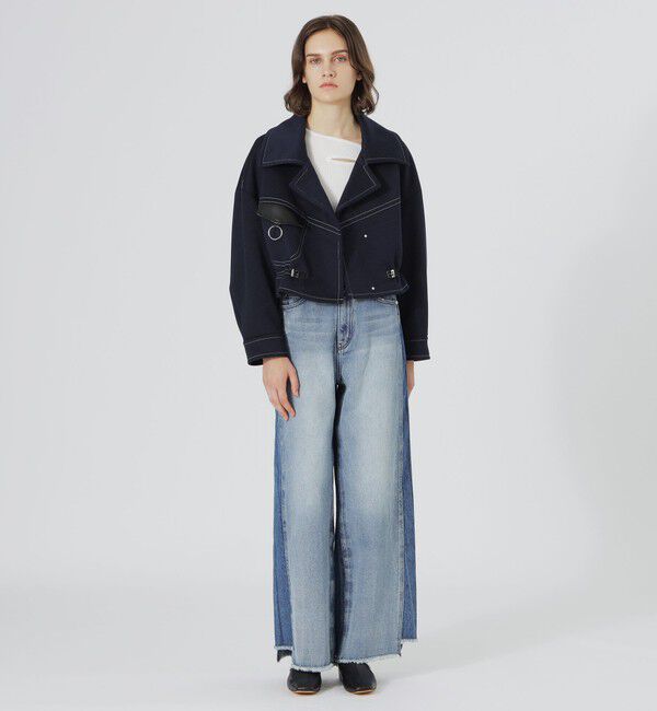  「ダンボールショートトレンチブルゾン」|ブルゾン・スタジャン|