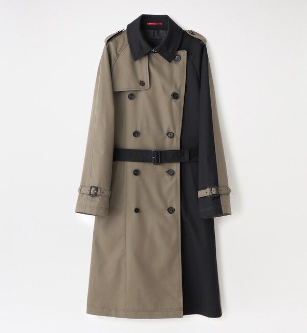  「ブロッキングトレンチコート」|トレンチコート|