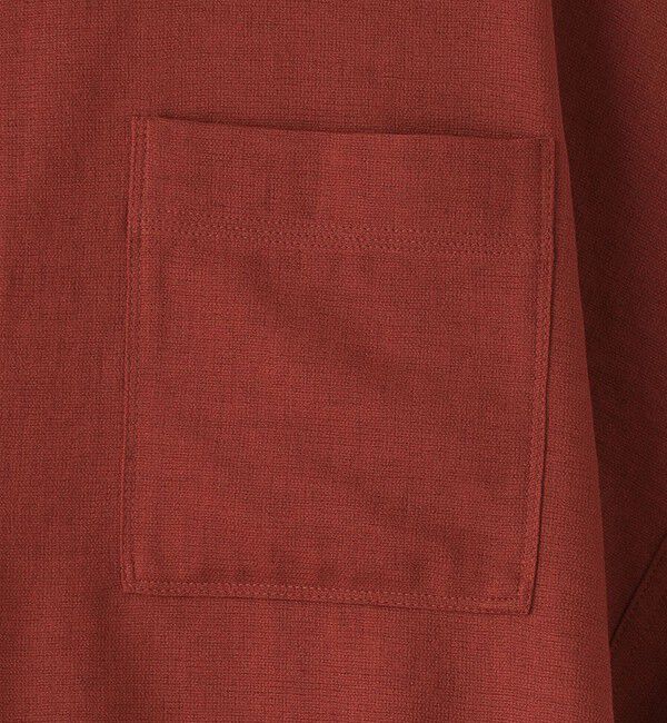  「エージングドビーハーフジップブラウス」|シャツ・ブラウス|