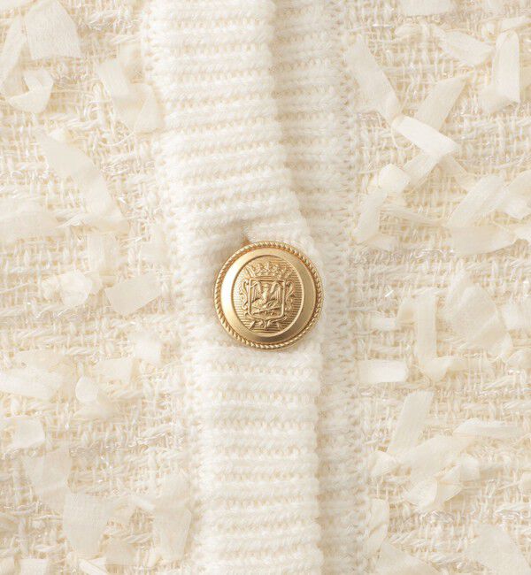  「ツイードコンビカーディガン」|ニット・セーター|