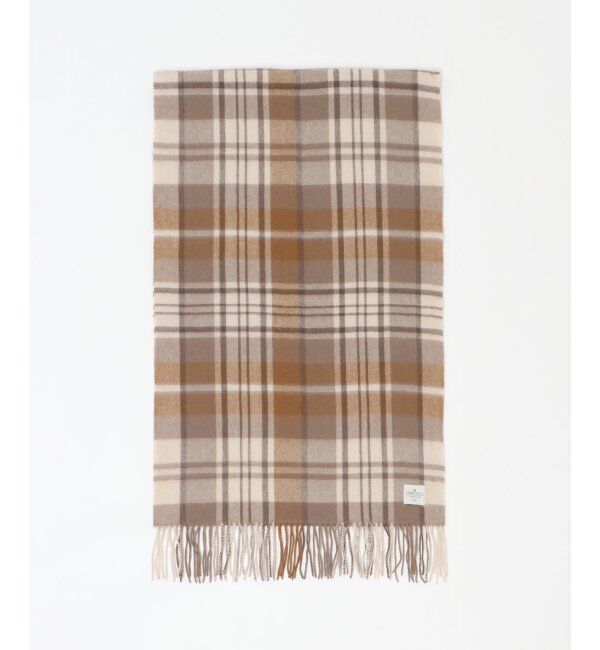 ikka「WOOLチェックマフラー」|マフラー|