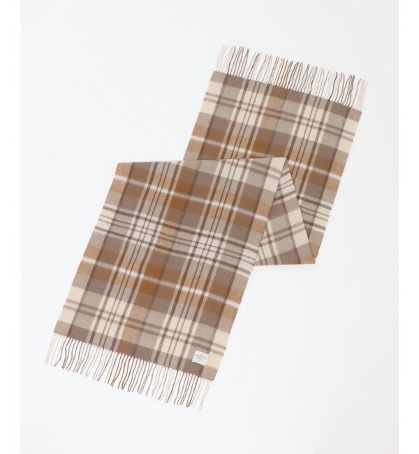 ikka「WOOLチェックマフラー」|マフラー|