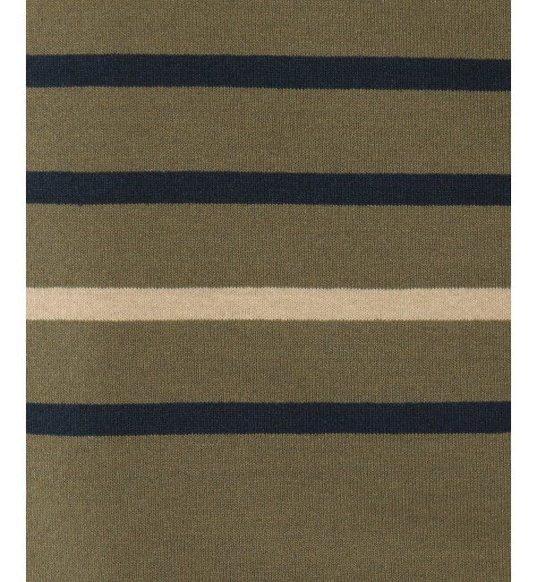 ikka「VORTEXパネルボーダーTシャツ」|Tシャツ・カットソー|