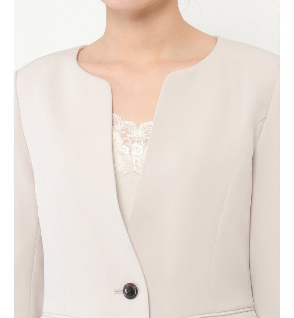 IKKA LOUNGE「ウォッシャブルキーネックジャケット」|その他|