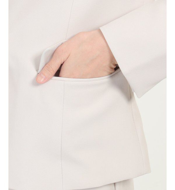 IKKA LOUNGE「ウォッシャブルキーネックジャケット」|その他|