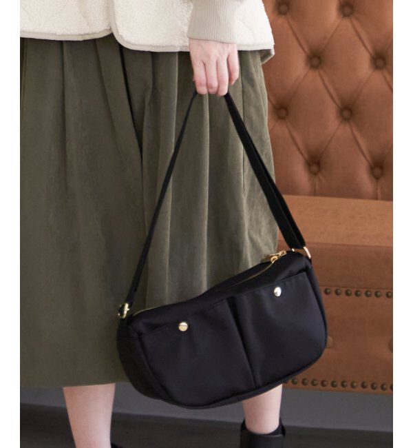 ikka「ハーフムーンダブルフェイスショルダーバッグ」|その他|