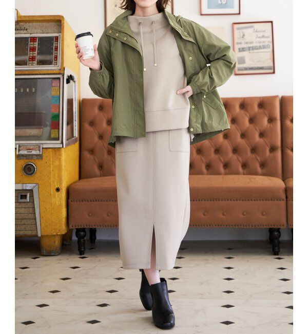 ikka「撥水裏地付きウンテンパーカー」|ブルゾン・スタジャン|