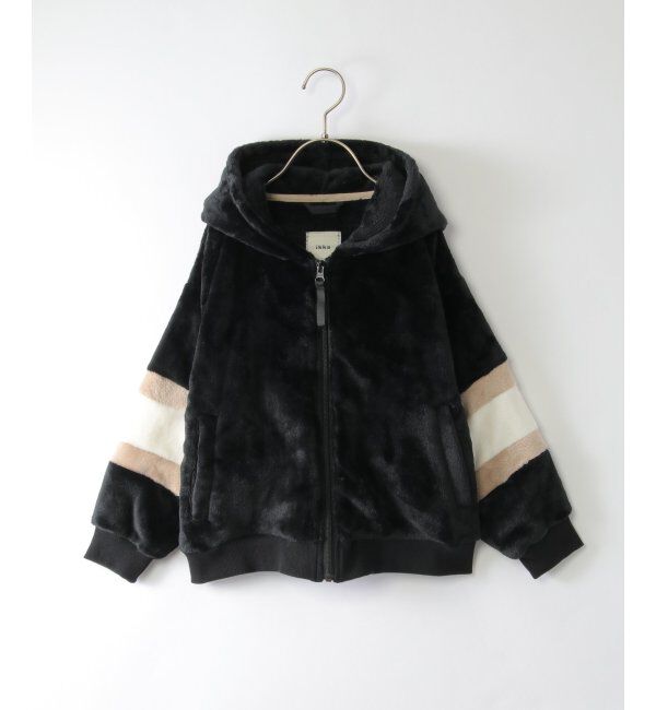 ikka kids「ボアフリース袖切り替えパーカー（120~160cm）」|その他|