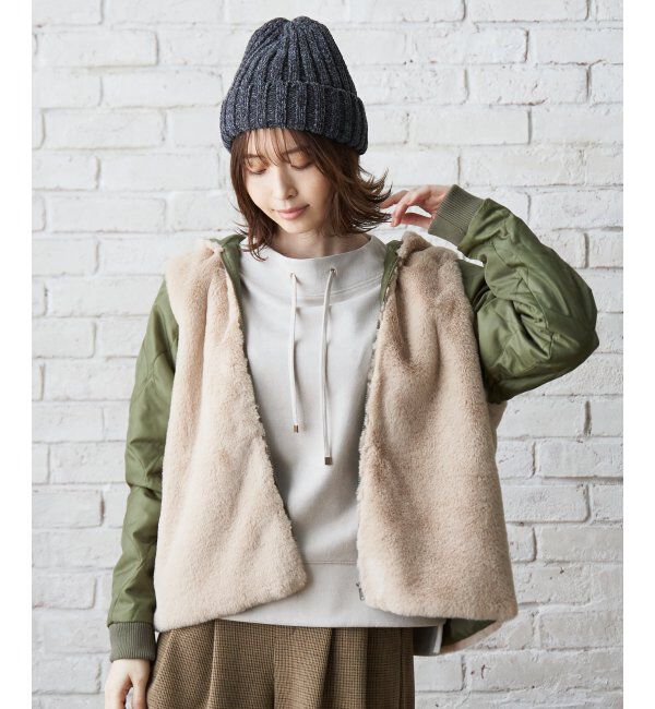 ikka「撥水ライナー付き3WAYマウンテンパーカー」|ブルゾン・スタジャン|