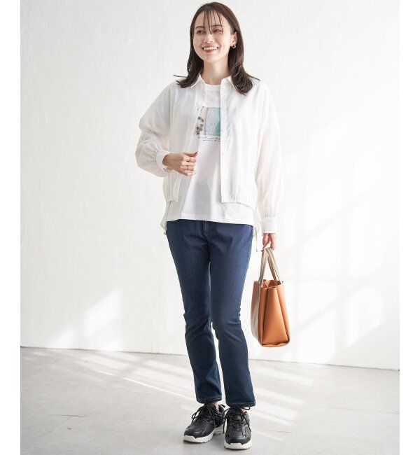 ikka「ドロストロングテールシャツ」|シャツ・ブラウス|