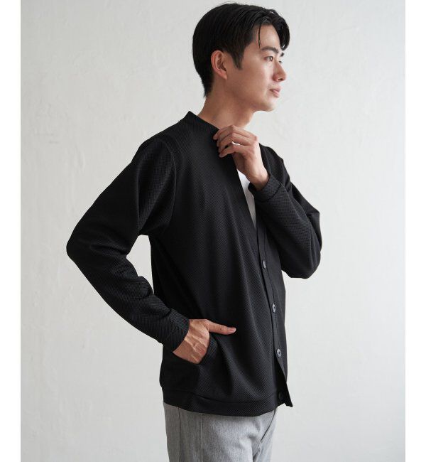 ikka「パイナップルサイドポケカーデ」|カーディガン|