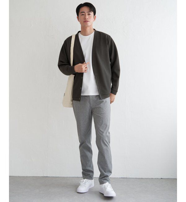 ikka「パイナップルサイドポケカーデ」|カーディガン|