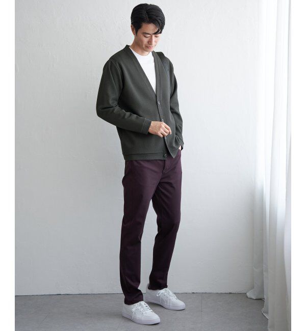 ikka「パイナップルサイドポケカーデ」|カーディガン|