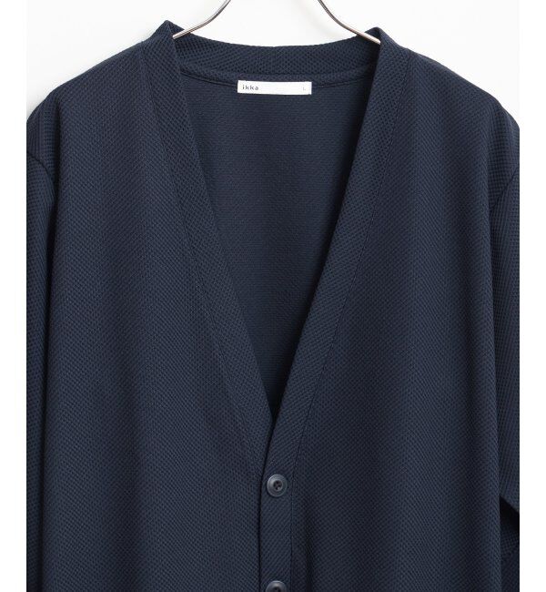 ikka「パイナップルサイドポケカーデ」|カーディガン|