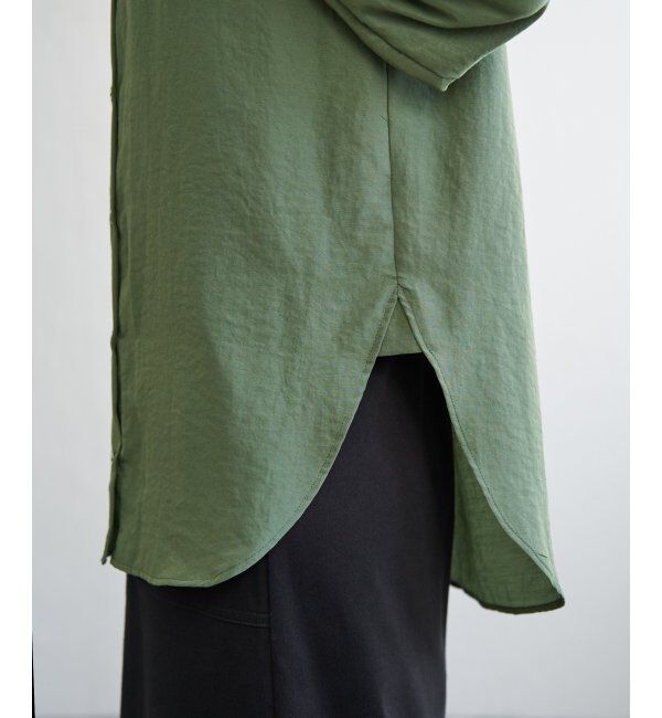 ikka「【親子コーデ】マルチWAYバンドカラーシャツ」|シャツ・ブラウス|