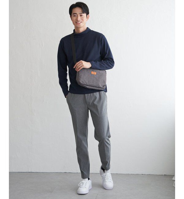 IKKA LOUNGE「ポンチモックネックロンT」|Tシャツ・カットソー|