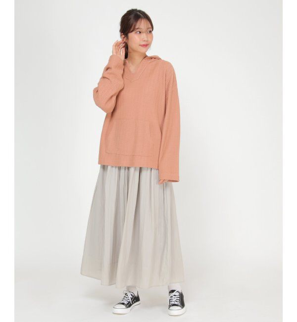 Lbc with Life「サテンギャザースカート」|スカート|