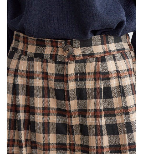 Lbc with Life「チェックワイドパンツ」|その他|