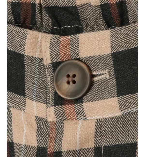 Lbc with Life「チェックワイドパンツ」|その他|