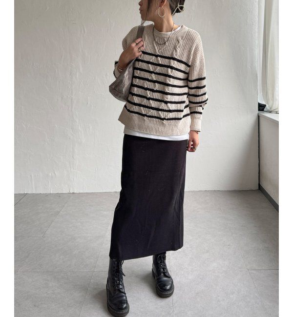 Lbc with Life「マットモールケーブルニットプルオーバー」|カーディガン|