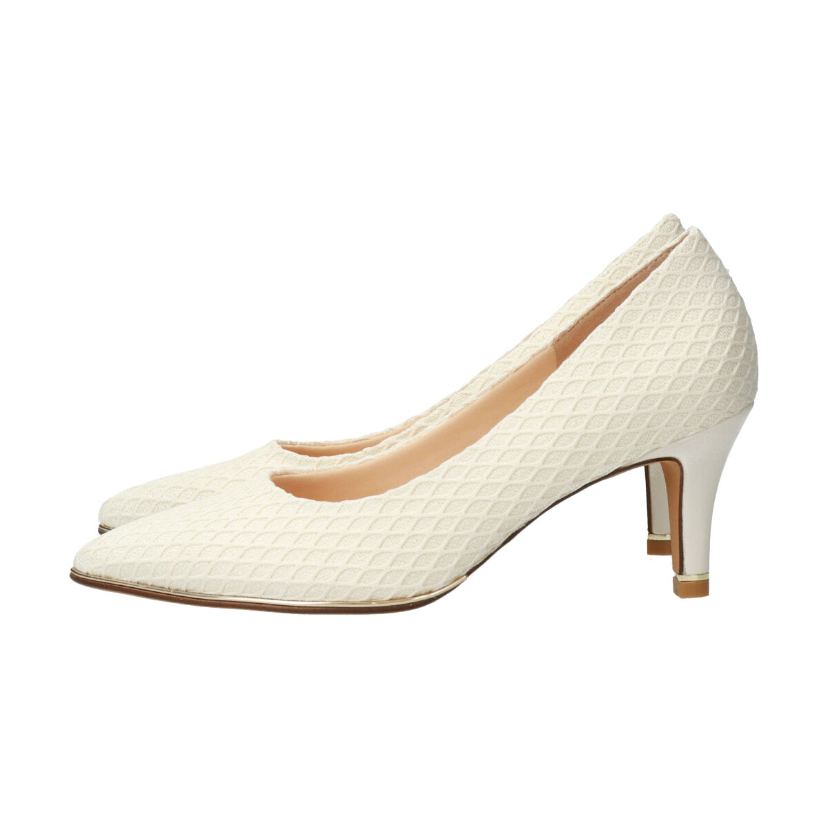 Bridget Birkin「【Bridget Birkin】メッシュ生地7㎝ヒールパンプス」|パンプス|