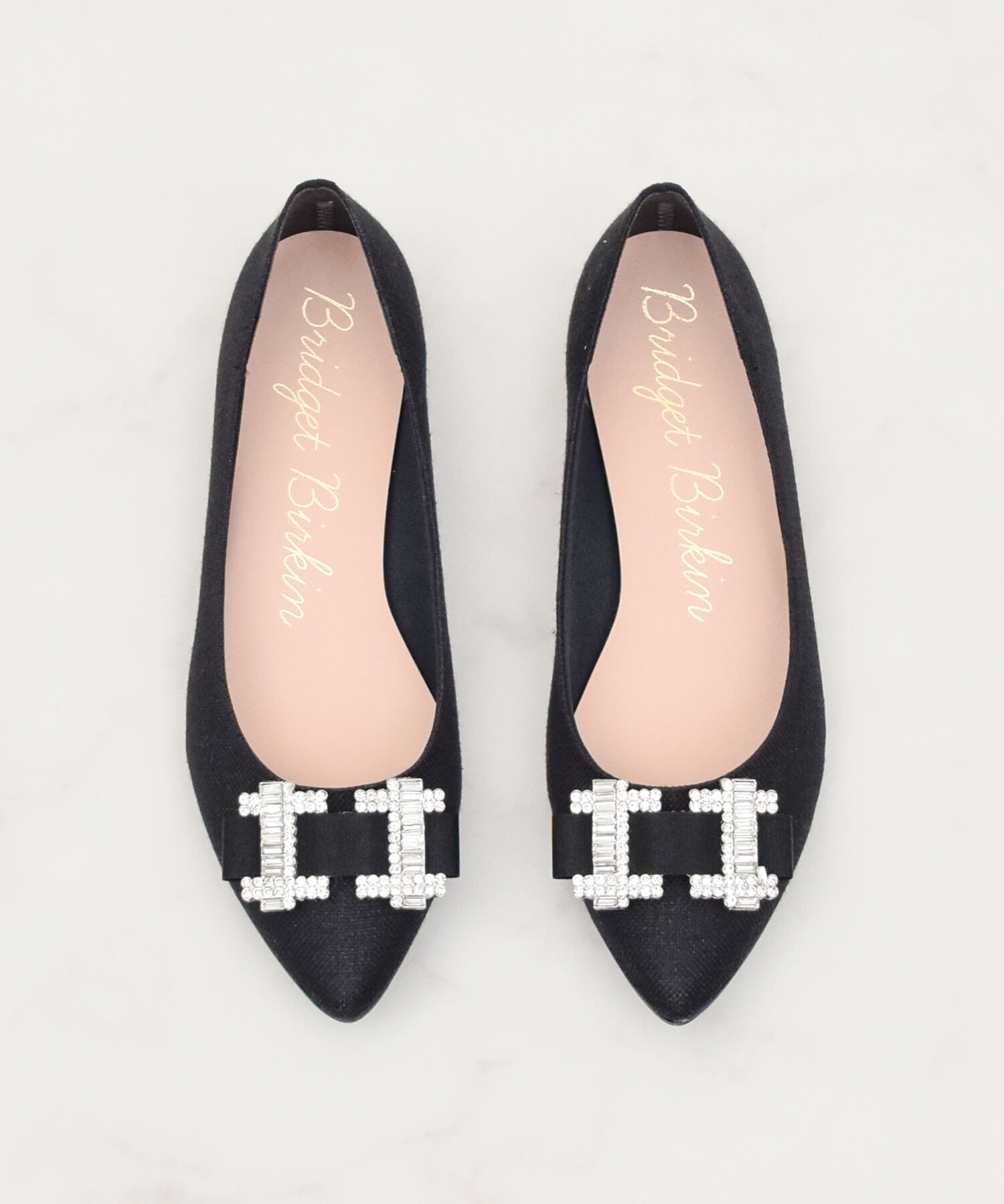 Bridget Birkin「【Bridget Birkin】ビジューリボンバレエレインパンプス(554022)」|レインシューズ|