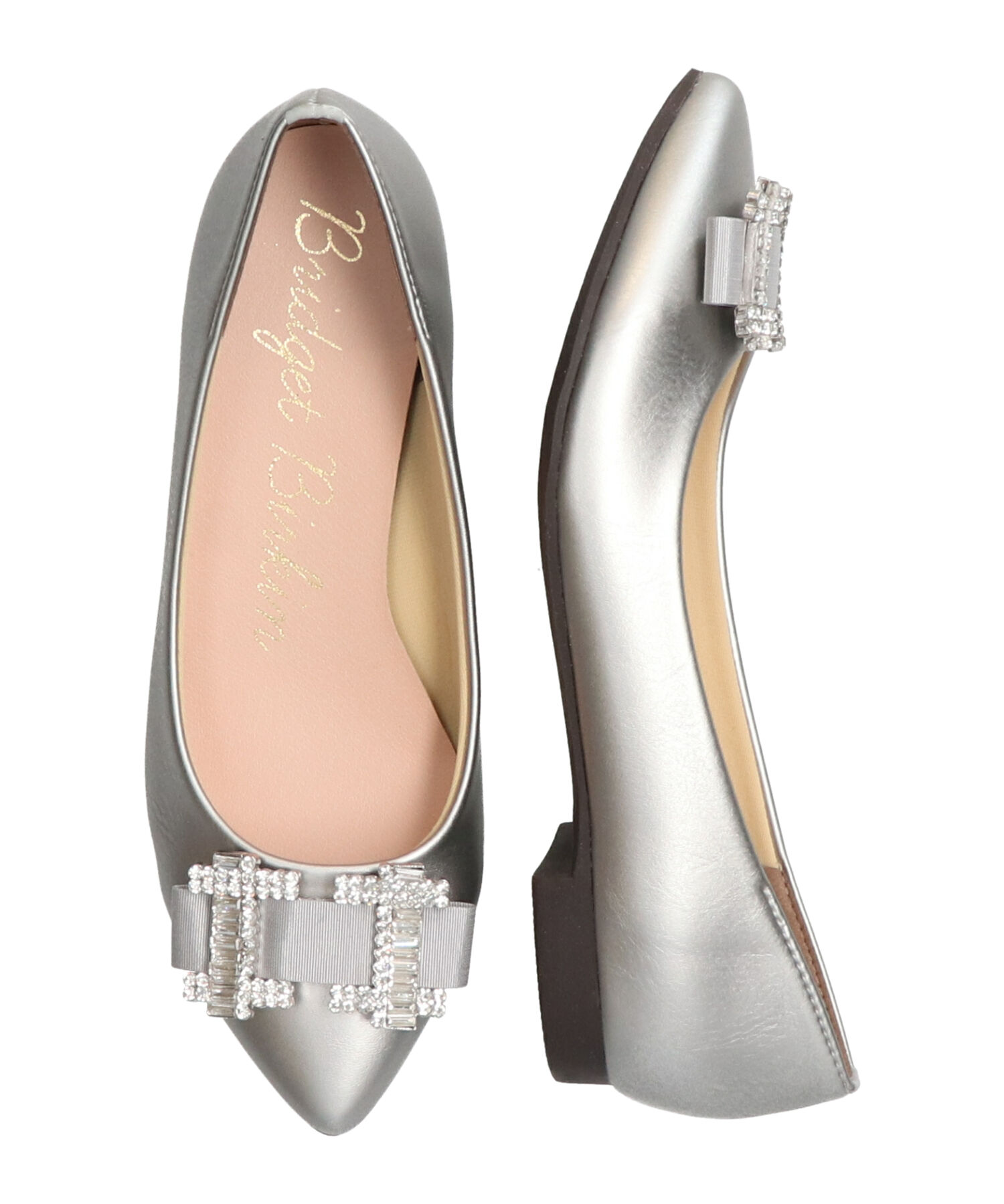 Bridget Birkin「【Bridget Birkin】ビジューリボンバレエレインパンプス(554022)」|レインシューズ|