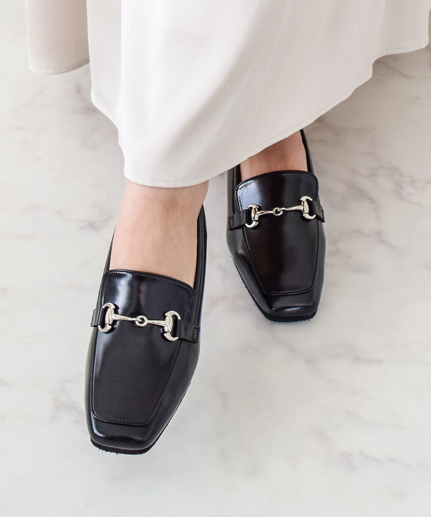 Bridget Birkin「【Bridget Birkin】スクエアトゥビットローファー(551665)」|ローファー|BL