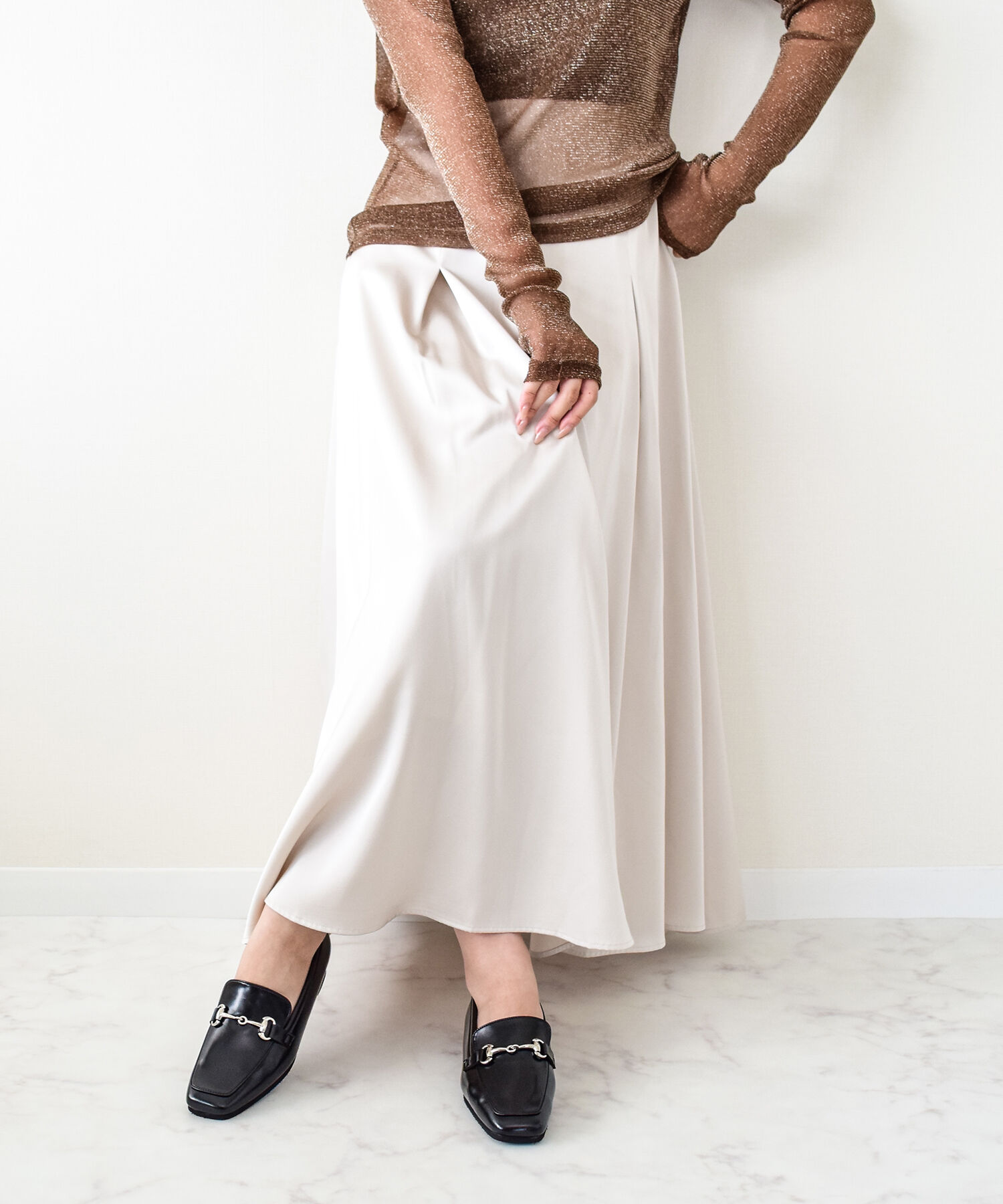 Bridget Birkin「【Bridget Birkin】スクエアトゥビットローファー(551665)」|ローファー|