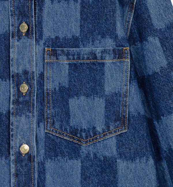 Marimekko「Maridenim Vaihe Jakala ジーンズシャツ」|シャツ・ブラウス|