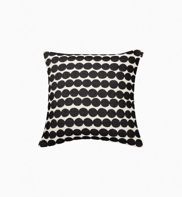 Marimekko「Rasymatto クッションカバー 50&times;50cm」|クッション・クッションカバー|ホワイト&times;ブラック