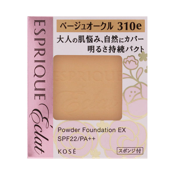 エスプリーク「エスプリーク エクラ 明るさ持続 パクト EX BO310e ベージュオークル 無香料 (9.3g)」|ファンデーション|