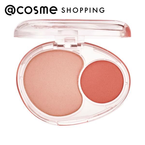  「fwee(フィー) デュアルチークメロウ CR02 ベイビースマイル (7.2g)」|チーク|その他