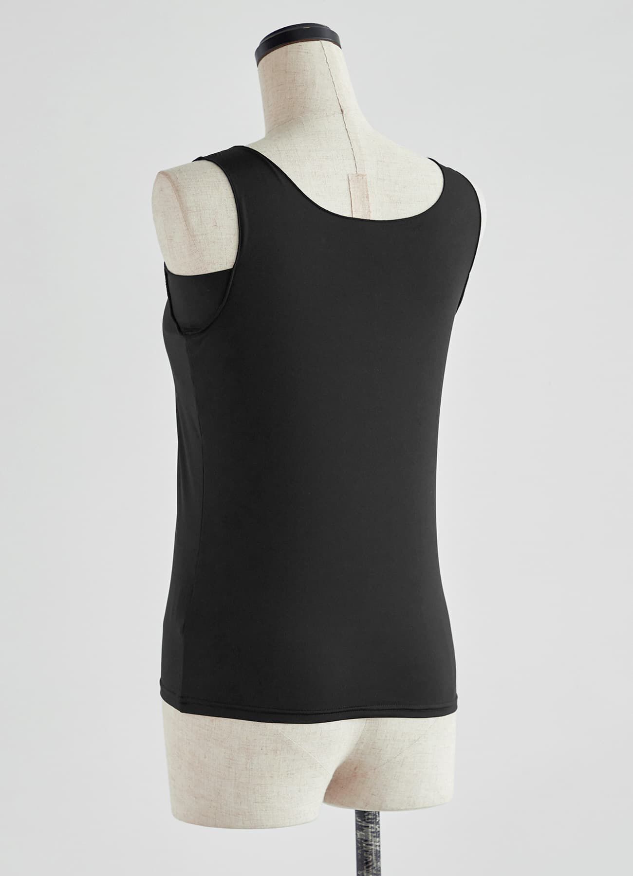 STYLE DELI「ワキ汗取りカップ付きインナータンクトップ／ローバック」|インナー|