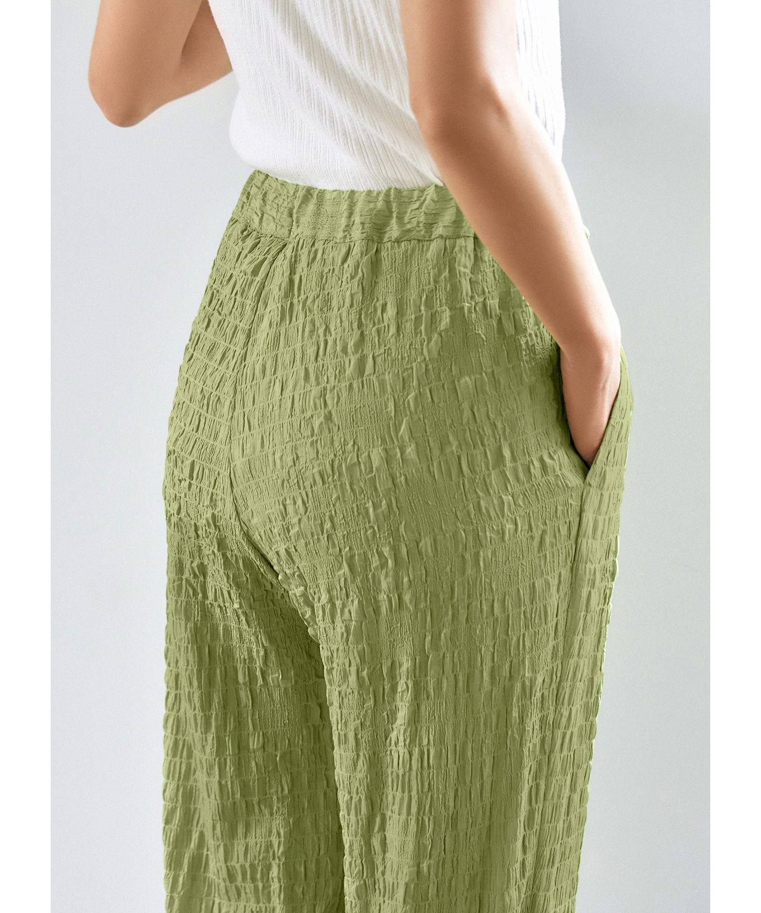 STYLE DELI「【LUXE】シャーリングプリーツジョガーパンツ」|サルエル|