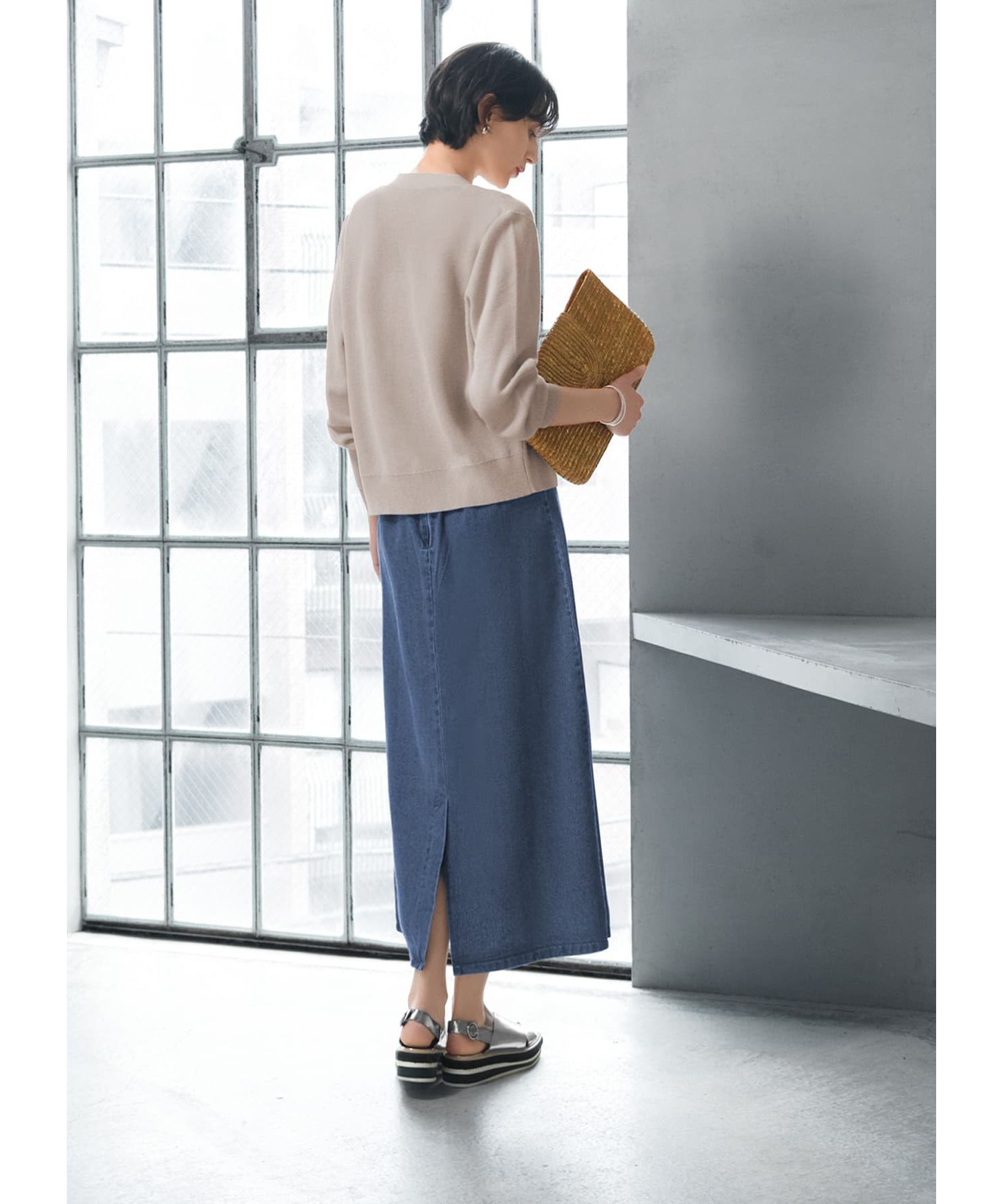 STYLE DELI「鹿の子編み下腹丈カーディガン」|ニット・セーター|