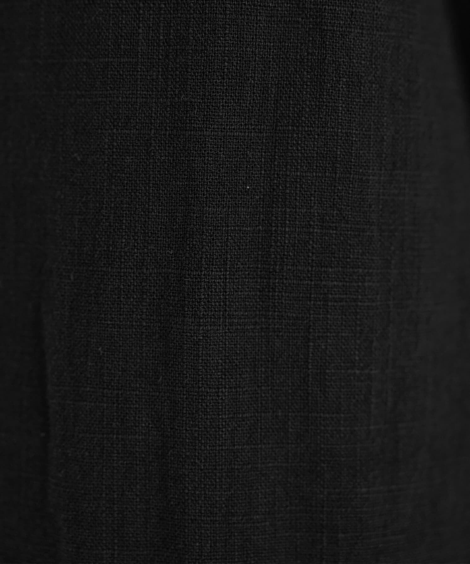 STYLE DELI「綿麻ノーカラー半袖ジャケット」|ノーカラージャケット|