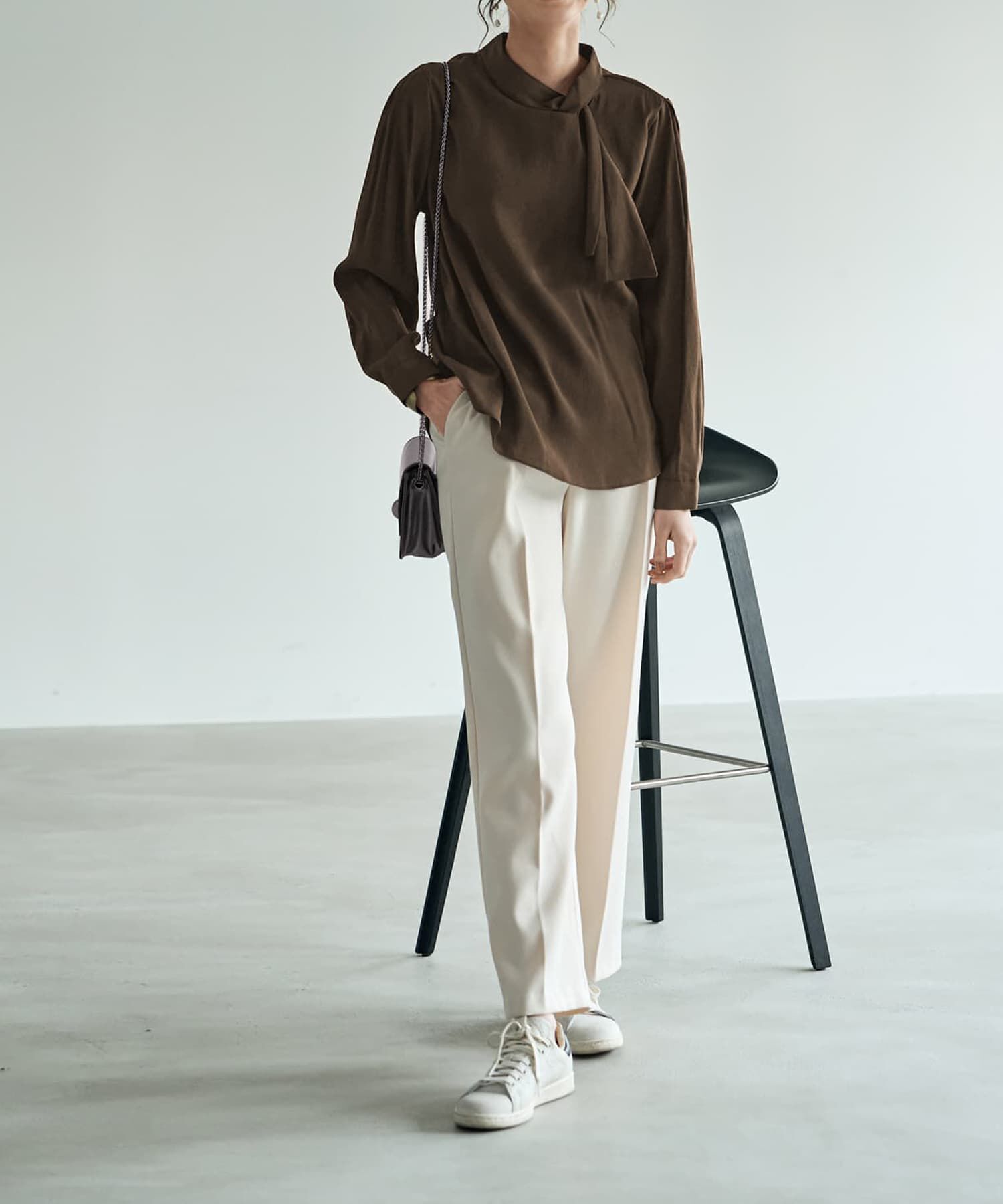 STYLE DELI「片寄せボウタイブラウス」|シャツ・ブラウス|