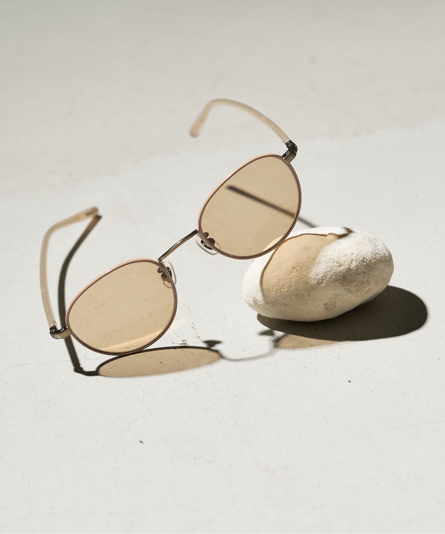  「Zoff｜UNITED ARROWS ボストン型 サングラス メタルフレーム【WEB限定】」|サングラス|ブラウン